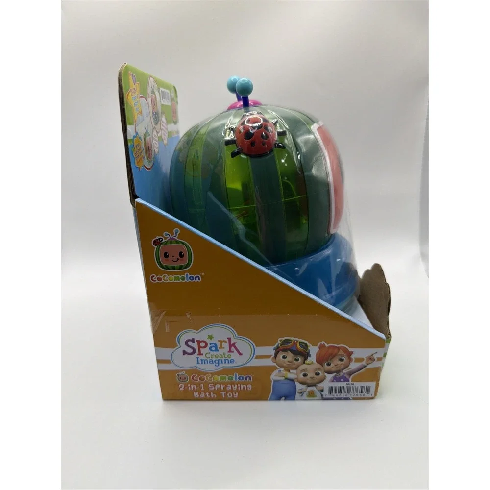 Spark Cocomelon 2-in-1 Spraying Bath Toy With LED Lights Music - NEW SHIPS FAST!